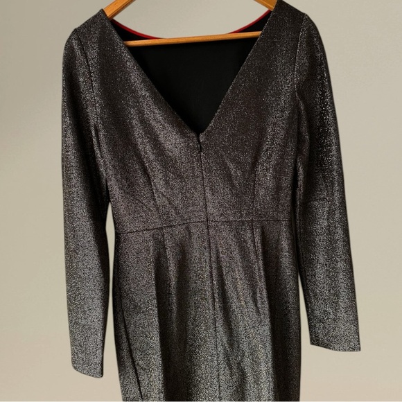 Diane Von Furstenberg Metallic Mini Dress NWT - Picture 16 of 16